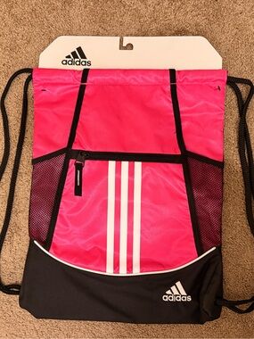 NWT Adidas Pink Alliance II Sackpack